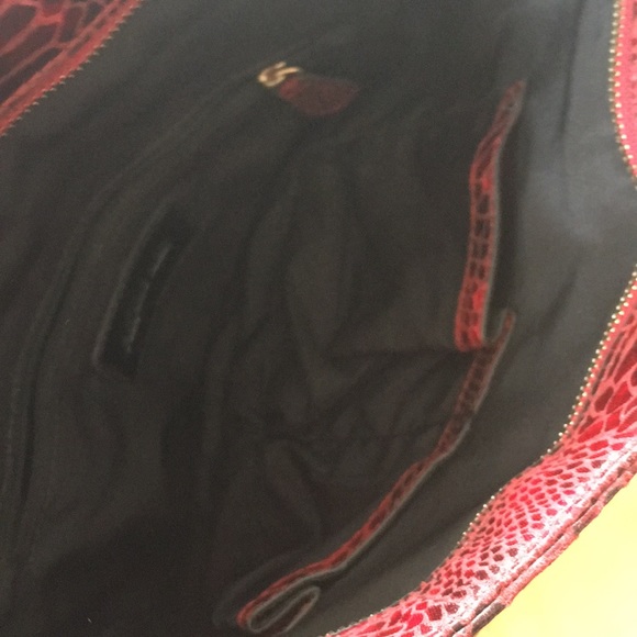 And Klein red snake python print Shoulder bag - Picture 3 of 4